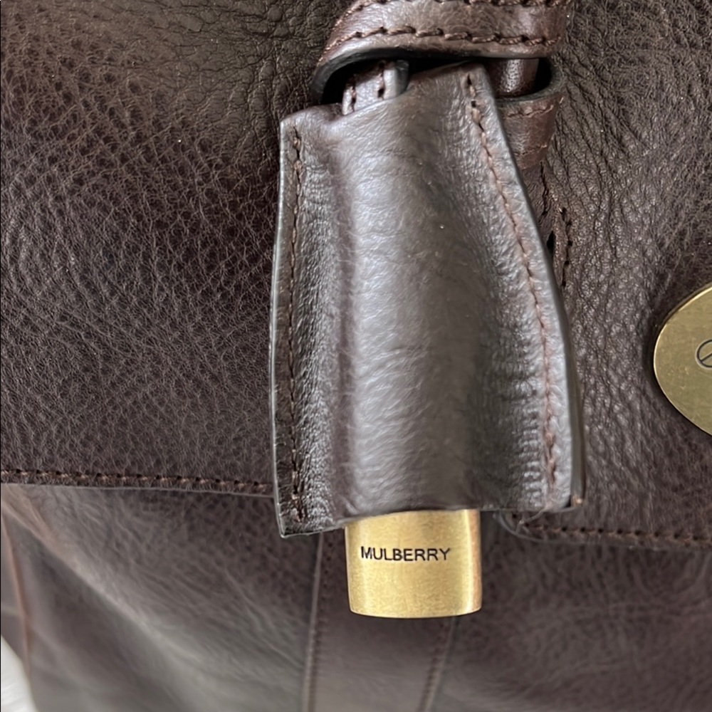 Mulberry Rich Chocolate Leather Shoulder Bag - Picture 7 of 12